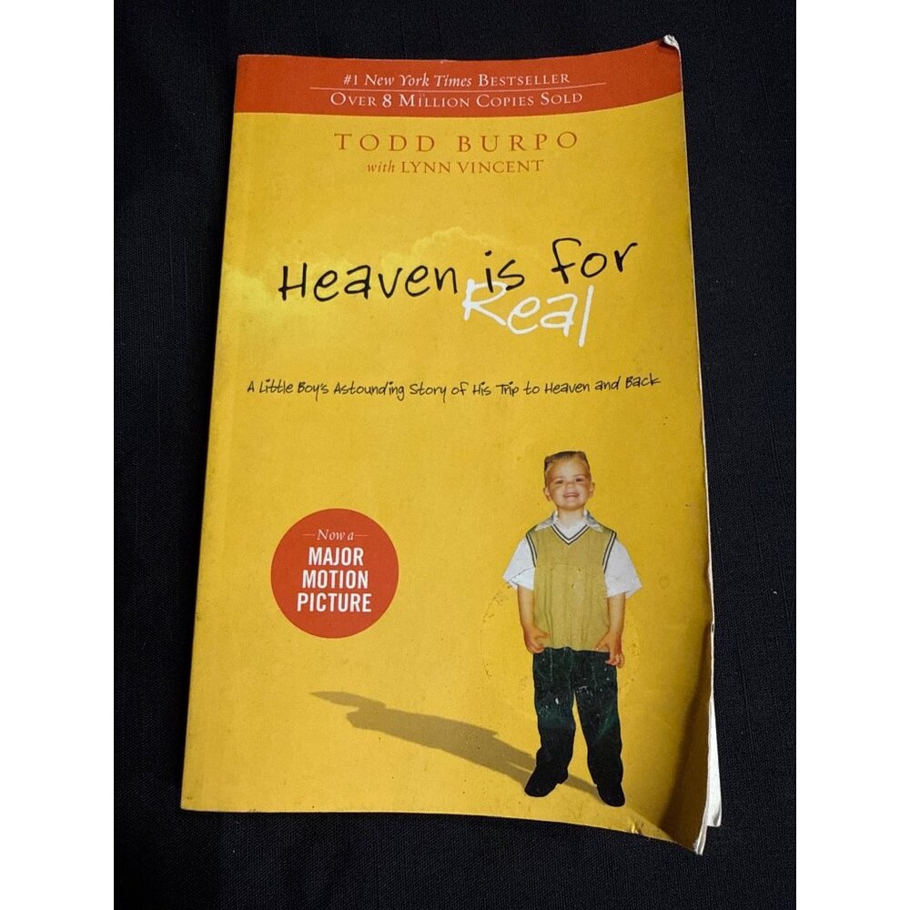 Heaven Is For Real Paperback Book Todd Burpo Major Motion Picture Edition